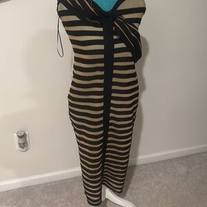 Elegant Black and shear dress